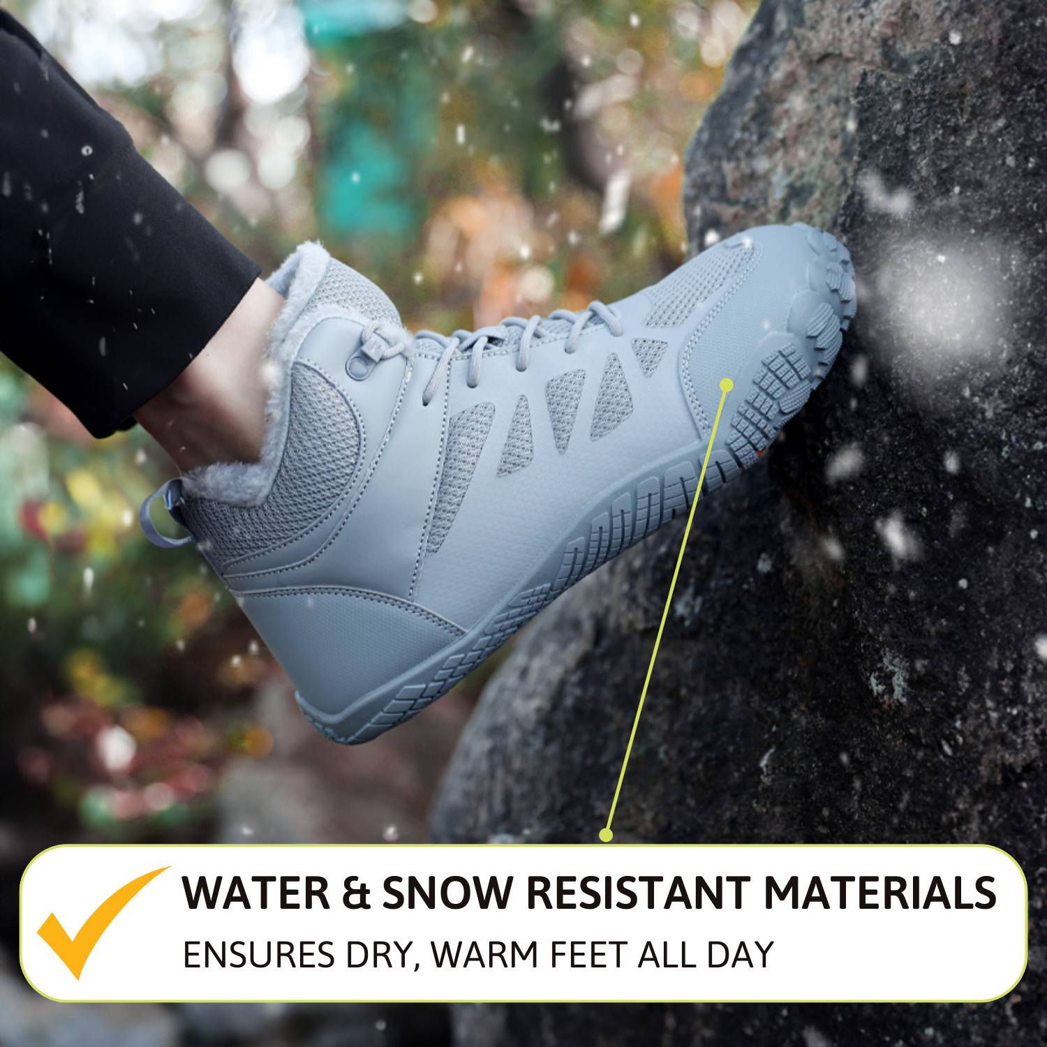 Frostline Max - Warm and water-repellent barefoot shoes (1+1 FREE)