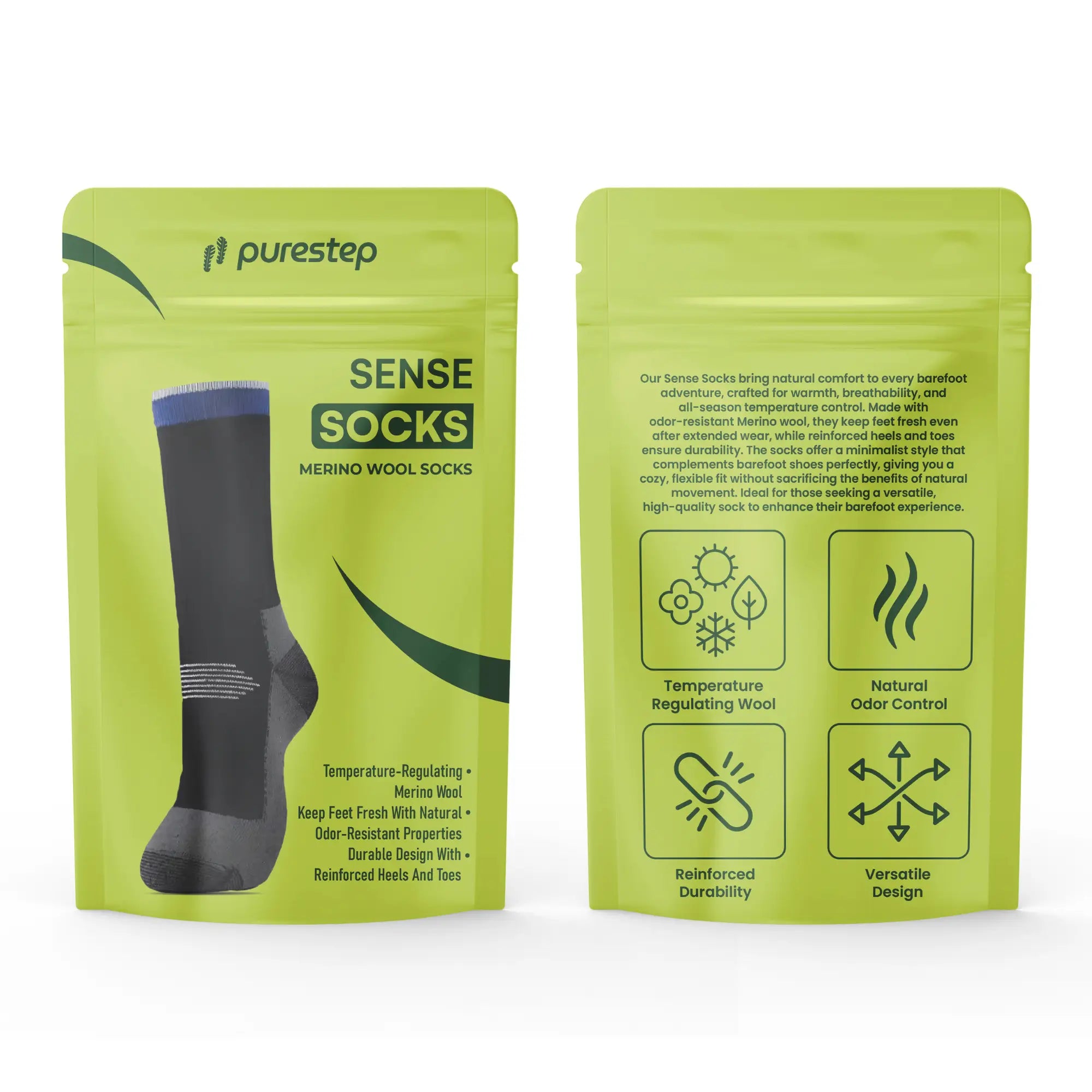 Sense Socks - Merino Wool Socks (1 pair)